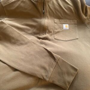 Carhartt Men's Brown Zip-Up Sweater